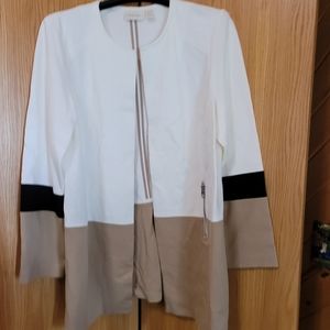 Chico's jacket,  sz 2, cream